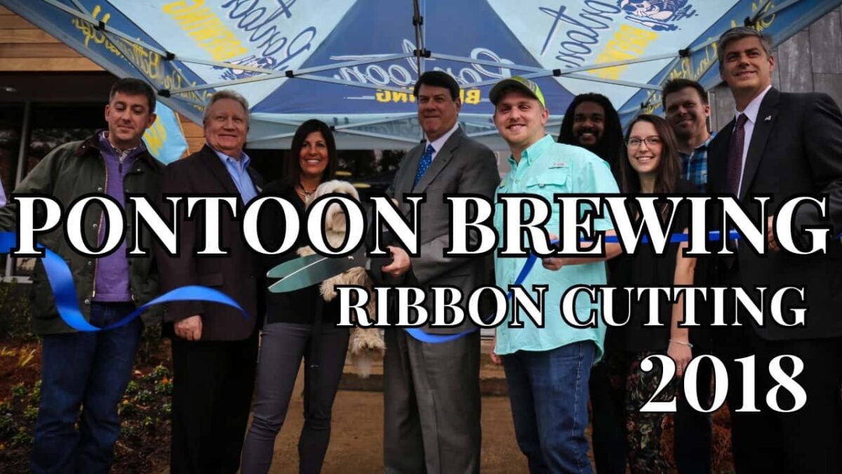 Pontoon Brewing Ribbon Cutting 2018 thumbnail
